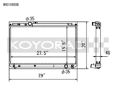 1996-2000 Toyota Chaser Mark II Koyo Nflo Radiator for JZX100 HH010860N
